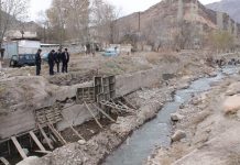 В Аште начались берегоукрепительные работы