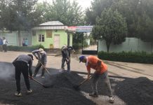 Худжанд: СЭС благоустраивает территорию