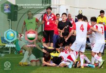 Юношеская сборная Таджикистана вышла в финал кубка Президента Казахстана-2019
