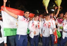 Юношескую сборную Таджикистана тепло встретили на Родине