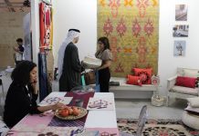 Таджикский бренд «LA’AL Textiles» впервые презентовал свою продукцию на Dubai Design Week 2019