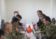 Очередная встреча глав ГКНБ Таджикистана и Кыргызстана (ФОТО)