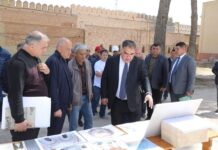 Председатель области проинспектировал работы по реконструкции крепости (ФОТО)