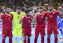 Национальная сборная Таджикистана по футзалу занимает 34-е место в первом рейтинге ФИФА