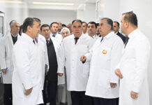 В Худжанде открылся нейрокардиоэндохирургический центр