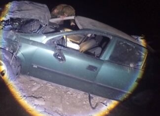 В Айнинском районе автомобиль упал в овраг: водитель получил тяжёлые травмы