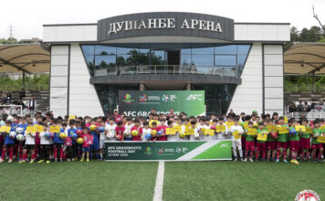 В Душанбе прошел фестиваль футбола «AFC Grassroots Football Day»