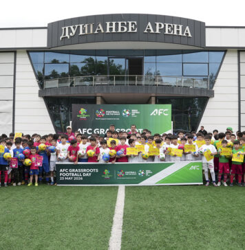 В Душанбе прошел фестиваль футбола «AFC Grassroots Football Day»