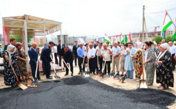 В Худжанде заасфальтируют почти 4 километра улицы Бахрома Фируза
