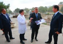 В Худжанде реконструируют Республиканскую физиотерапевтическую больницу имени А. Нурматова
