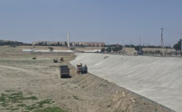 В Бустоне продолжается восстановление городского озера (ФОТО)
