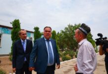 Раджаб Ахмадзода ознакомился с ходом строительства юбилейных объектов в Мастчинском районе