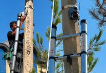 В Исфаре установили камеры для борьбы с незаконным выбросом мусора